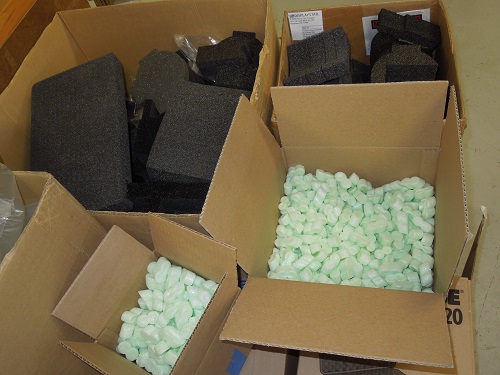 Boxes with Foam