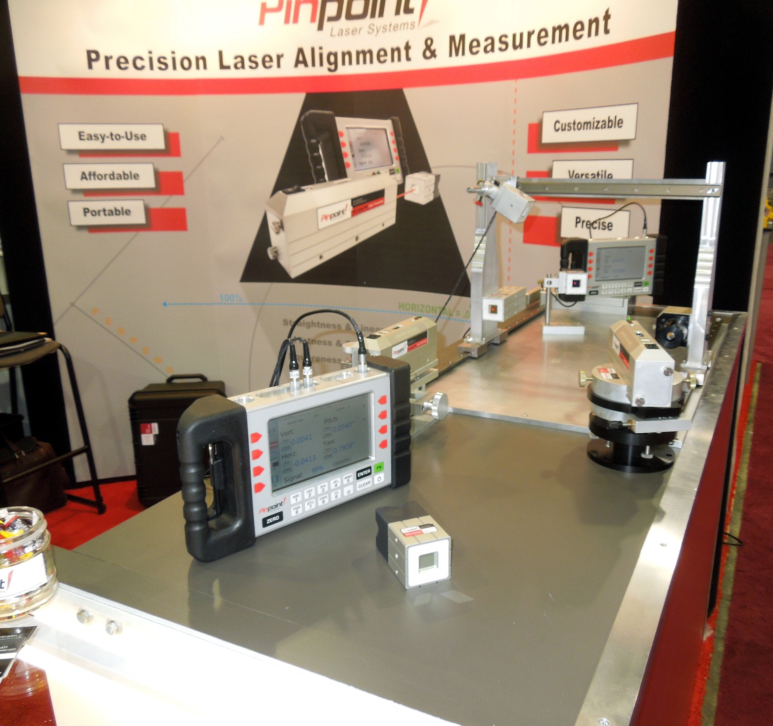 IMTS 2014 – Microgage PRO Demo | Pinpoint Laser Systems