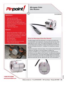 Microgage 2-Axis Disc Receiver | Pinpoint Laser Systems