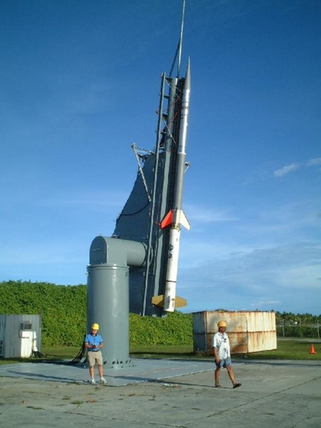 Vertical Rocket Rail Launch