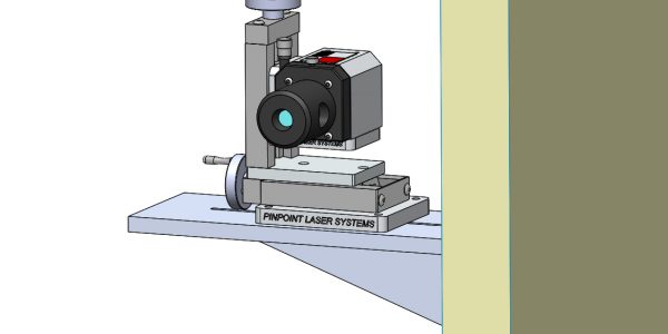 Custom, Adjustable Laser Alignment Mount Custom, adjustable laser alignment mount for Pinpoint’s 90-Line-E.